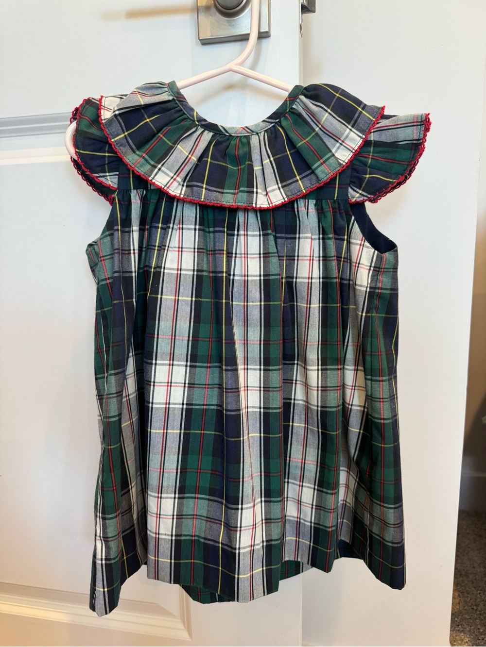 TBBC- Green & Navy Plaid Dress